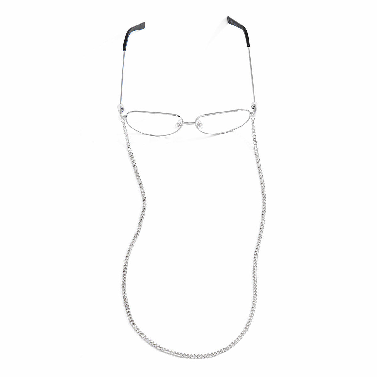 Simple Elegant Metal Chain Eyeglasses Chain Hip Hop Cool Single Layer Lanyard Accessories