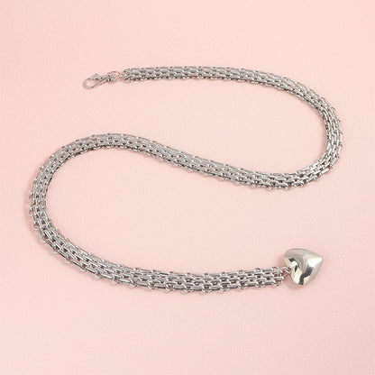 Men And Women Design Fashion Love Chain Pendant Waist Chain Metal Accessories Cute Chain