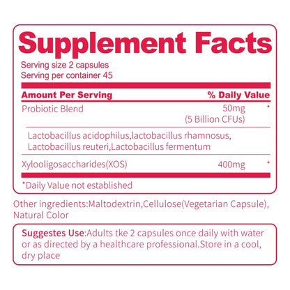 BSYS Vaginal Probiotic Capsules  Vaginal Health Support Formula Yeast Balance  UTI Prevention Aid  Menopausal Wellness Vaginal Dryness Relief Antibiotic Support  Immune Boost